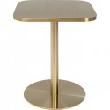 Table d\'appoint Julie dorée Kare Design