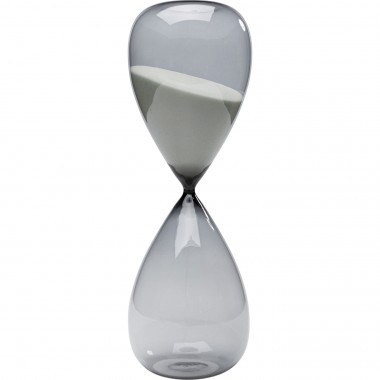 Sablier Timer noir et blanc 43cm Kare Design