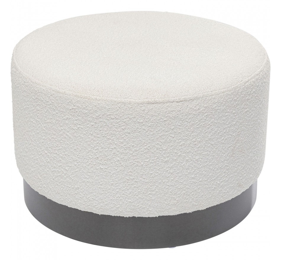 Tabouret Cherry Eclipse Boucle crème et gris Kare Design