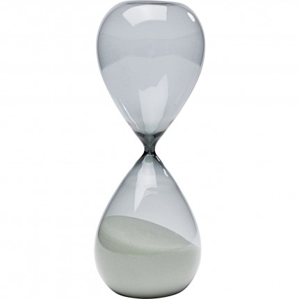 Sablier Timer noir et blanc 25cm Kare Design