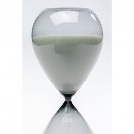 Sablier Timer noir et blanc 25cm Kare Design