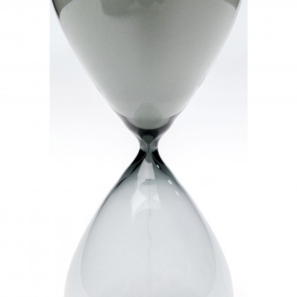 Sablier Timer noir et blanc 25cm Kare Design