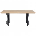 Table Symphony Oho 180x90cm pieds noirs Kare Design