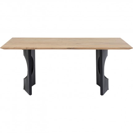 Table Symphony Oho 180x90cm pieds noirs Kare Design