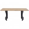 Table Symphony Oho 180x90cm pieds noirs Kare Design