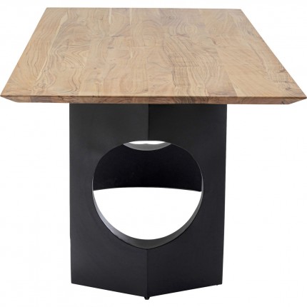 Table Symphony Oho 180x90cm pieds noirs Kare Design