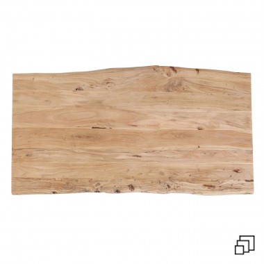 Plateau de table Harmony acacia 180x90cm Kare Design