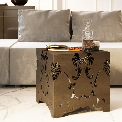 Table d'appoint Manifattura bronze 42x42cm Kare Design Table d'appoint Manifattura bronze 42x42cm Kare Design