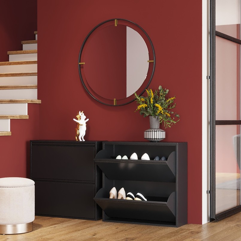 Tabourets Plush crème set de 2 Kare Design