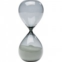 Sablier Timer 20cm noir et blanc Kare Design