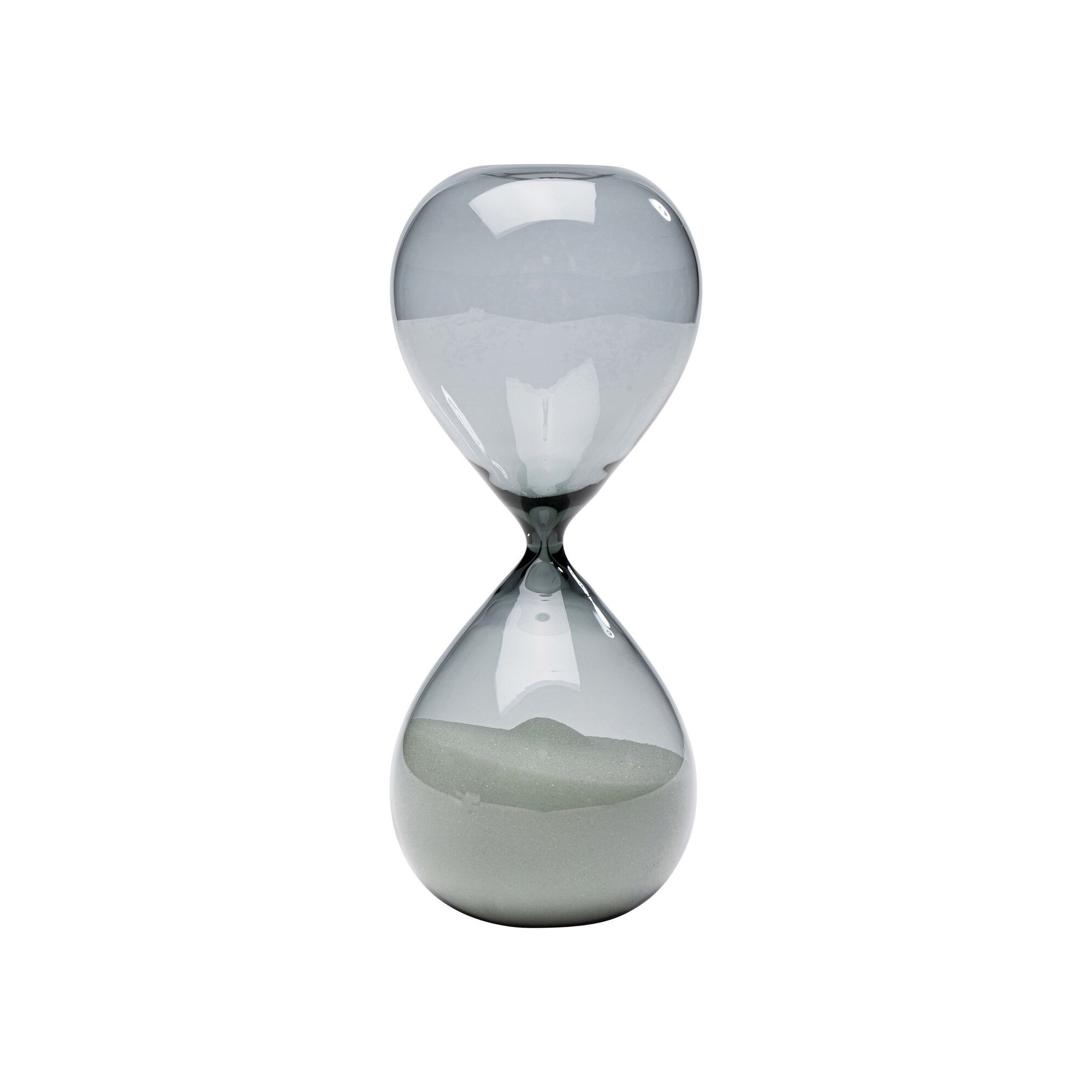 Sablier Timer noir et blanc 20cm Kare Design