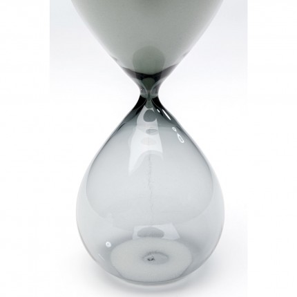 Sablier Timer noir et blanc 20cm Kare Design