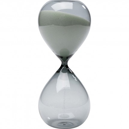 Sablier Timer noir et blanc 20cm Kare Design