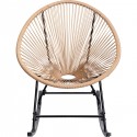 Fauteuil à bascule Acapulco nature Kare Design