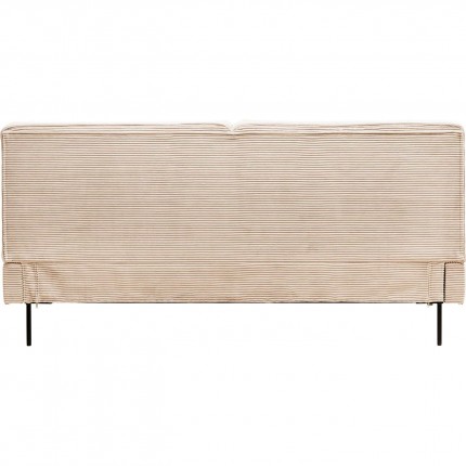 Bed East Side Cord 160x200cm cream Kare Design