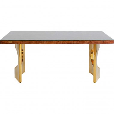 Table Conley Oho 180x90cm pieds laiton Kare Design