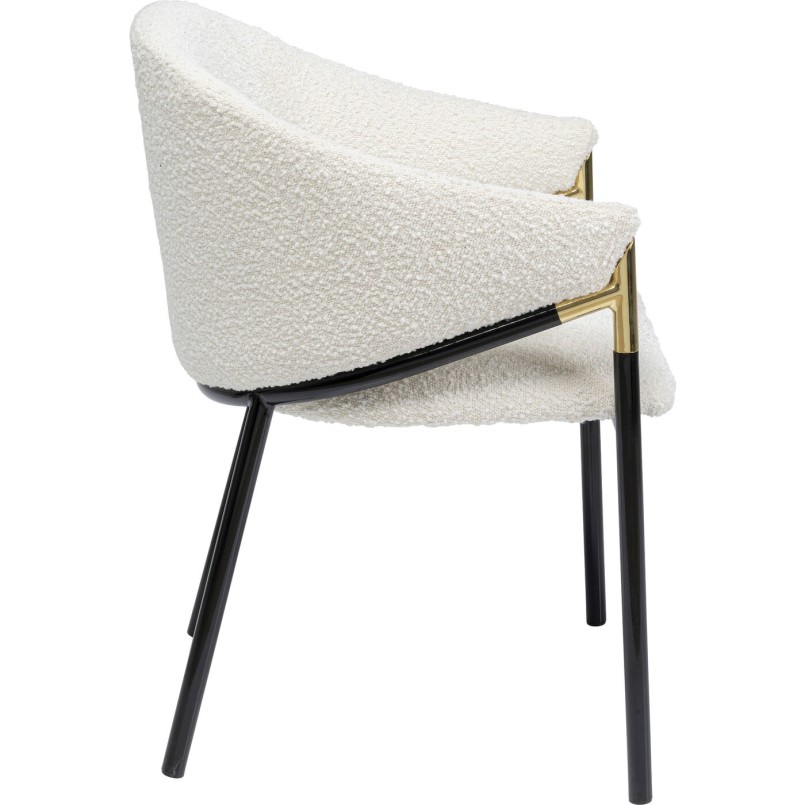 Chaise a. acc. Boulevard blanc