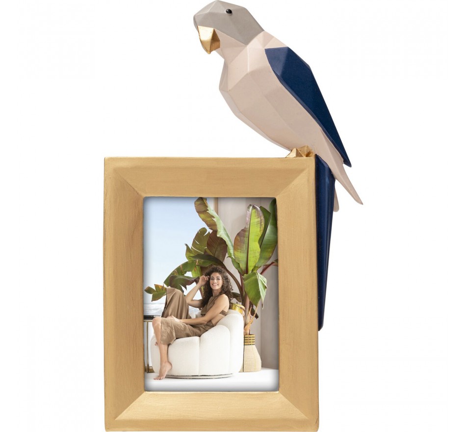 Cadre photo perroquet origami 18x31cm Kare Design