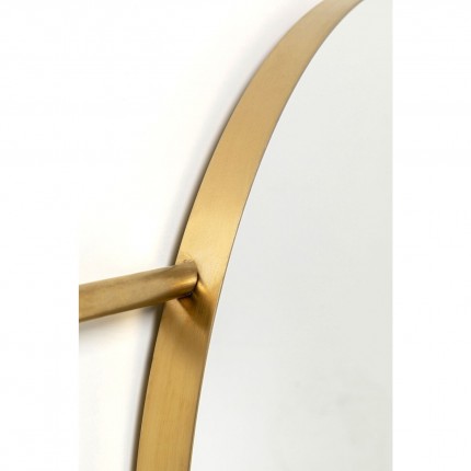 Porte-manteau miroir Tristan 65cm doré Kare Design