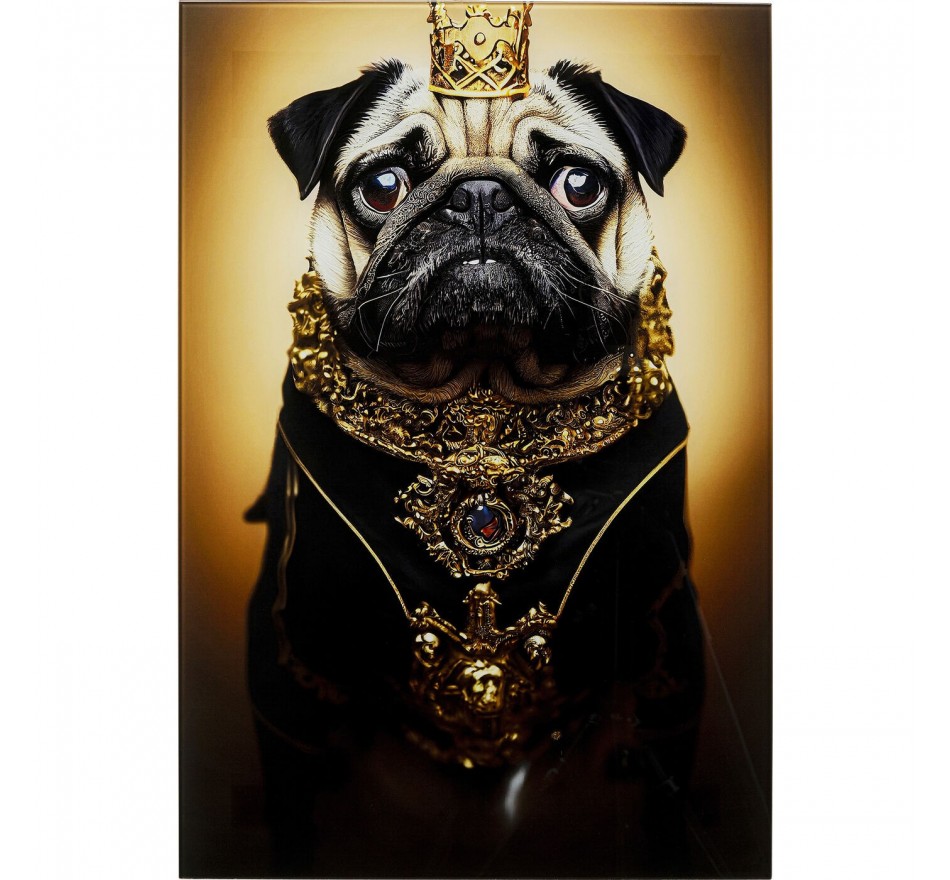 Tableau en verre carlin prince 40x60cm Kare Design