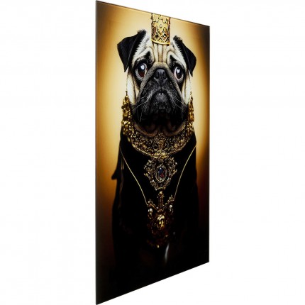 Tableau en verre carlin prince 40x60cm Kare Design