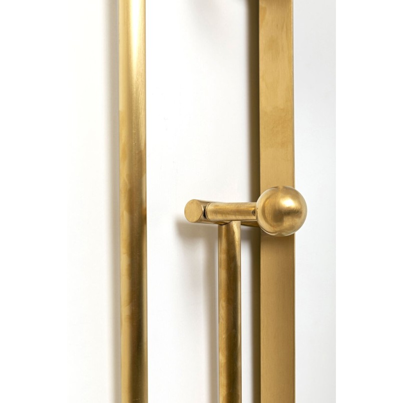 Porte-manteau miroir Tristan 150x76cm doré Kare Design