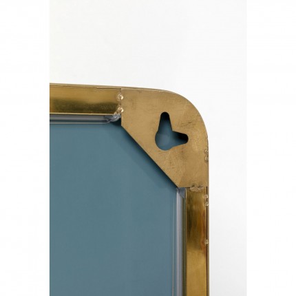Porte-manteau miroir Tristan 150x76cm doré Kare Design