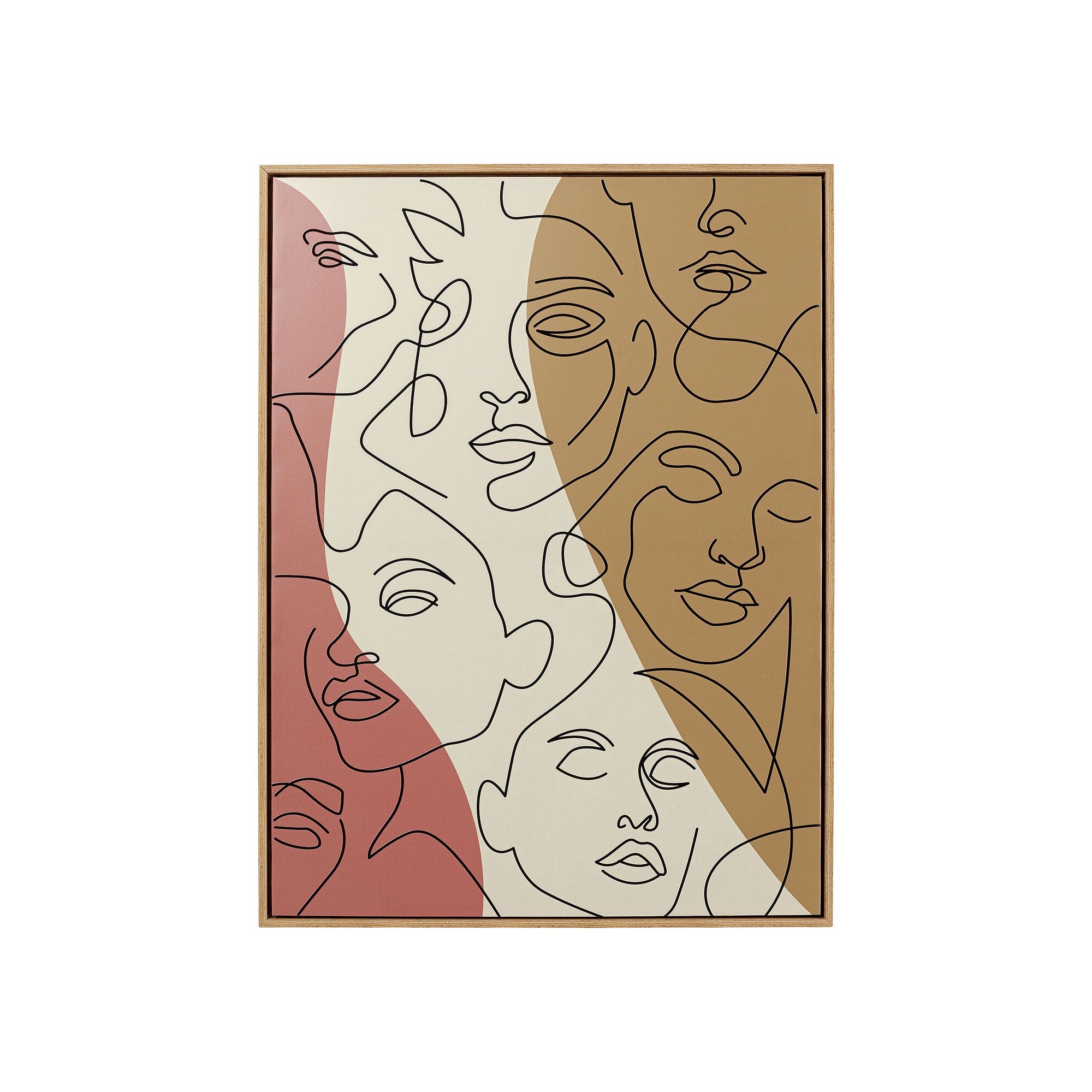 Tableau Faccia Arte tricolore 90x120cm Kare Design