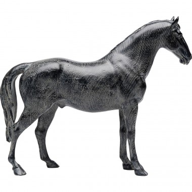 Déco cheval noir debout Kare Design