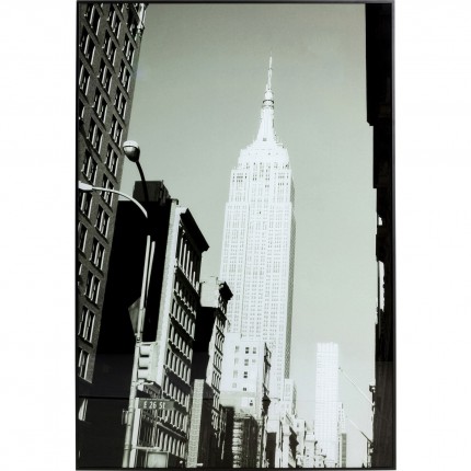 Affiche encadrée Empire State Building 100x150cm Kare Design