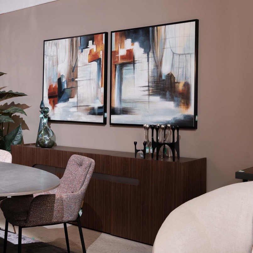 Peinture Visione Front 100x100cm Kare Design
