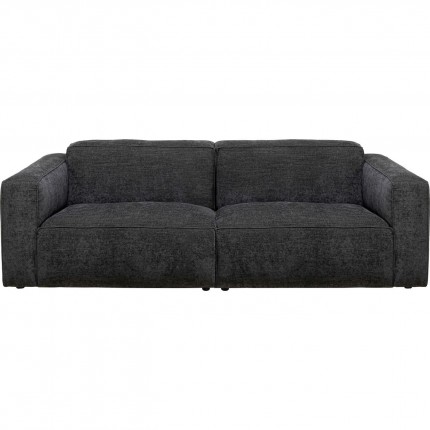 Canapé Henry 3 places gris Kare Design