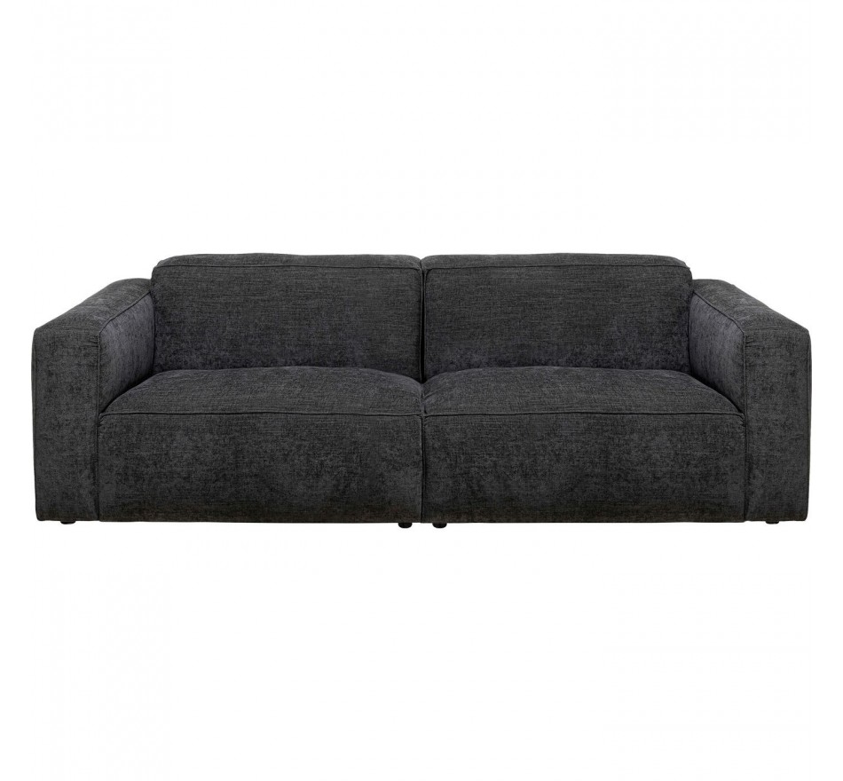 Canapé Henry 3 places gris Kare Design