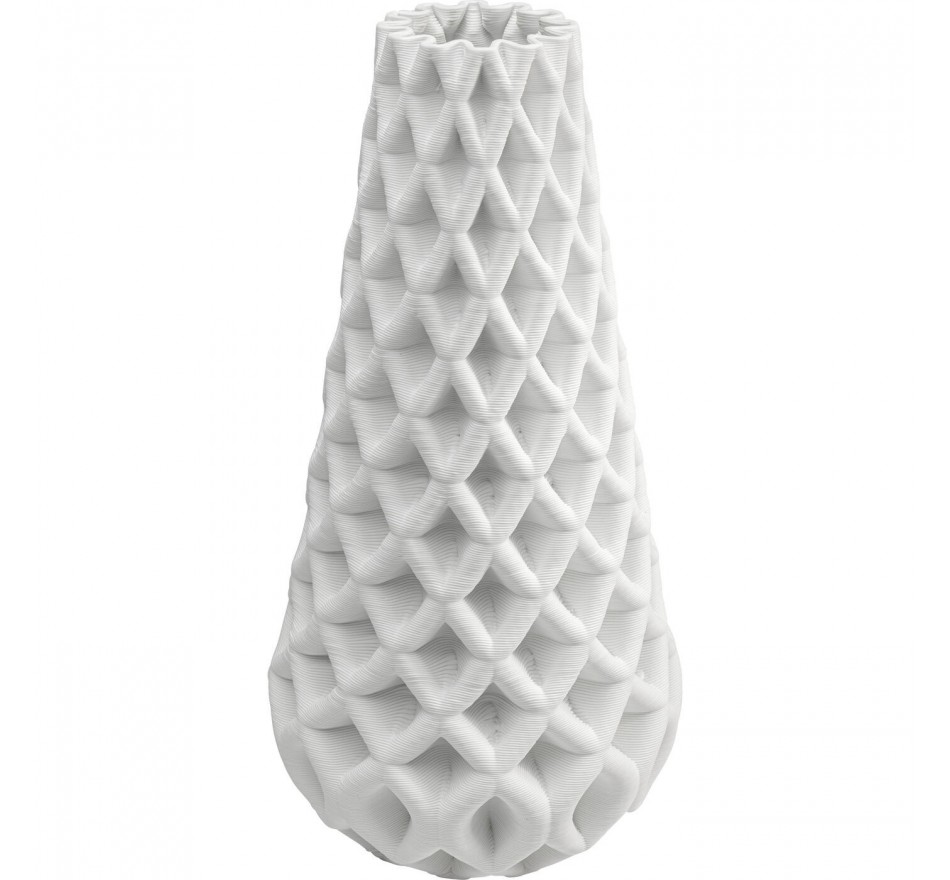 Vase Akira 42cm blanc Kare Design