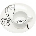 Tasses Viso Donna set de 4 Kare Design