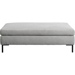 Pouf Gianna Cord gris Kare Design