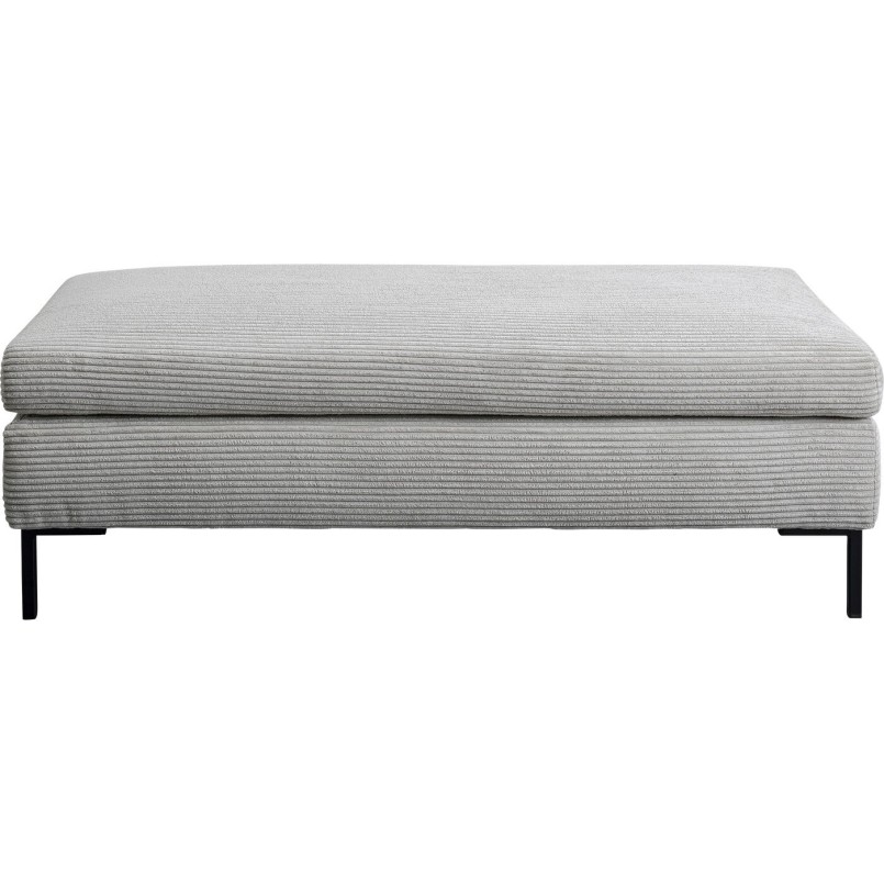 Pouf Gianna Cord gris Kare Design
