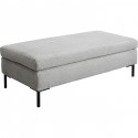 Pouf Gianna Cord gris Kare Design