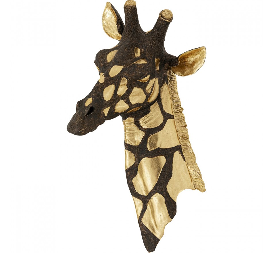 Déco murale girafe dorée Kare Design