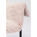Chaise avec accoudoirs Bess rose Kare Design