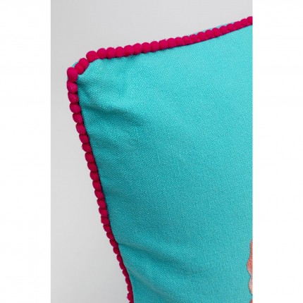 Coussin Fiorista bleu Kare Design