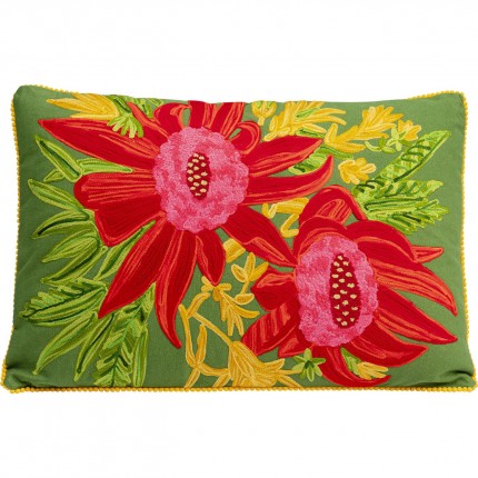 Coussin Fiorista vert Kare Design