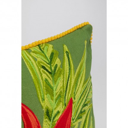 Coussin Fiorista vert Kare Design