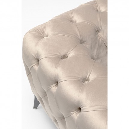 Fauteuil Bellissima velours beige Kare Design