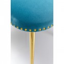 Chaise Geraldine velours bleu Kare Design
