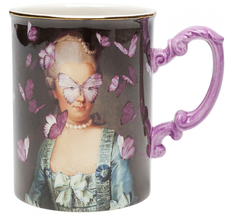Tasses Comtesse Papillon set de 6 Kare Design
