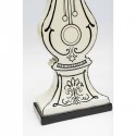 Horloge de table Favola blanche et noire Kare Design
