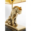 Lampe léopard doré effet marbre noir Kare Design