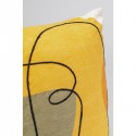 Coussin Face Art 50x50cm Kare Design