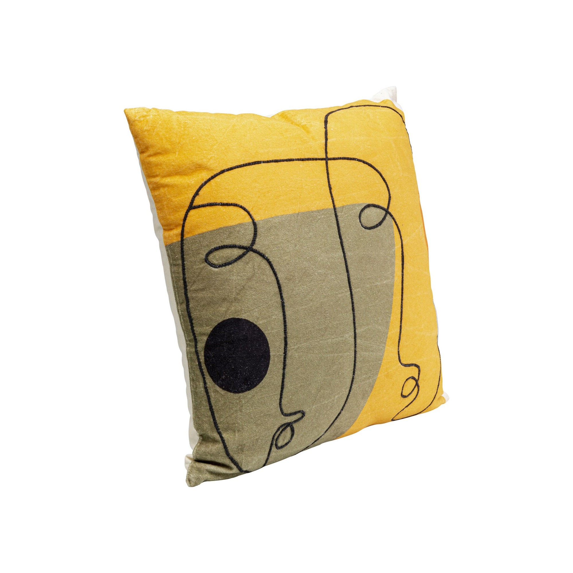 Coussin Face Art 50x50cm Kare Design